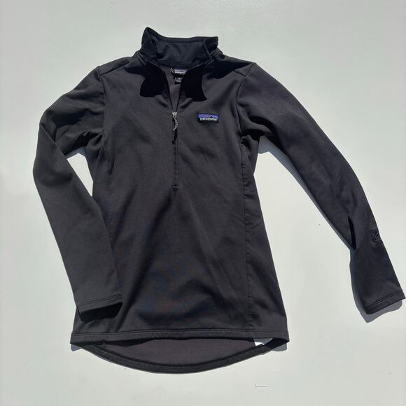 Patagonia Womens R1 Long Sleeve 1/4 Zip Fleece Pullover Gray XS - Picture 1 of 7
